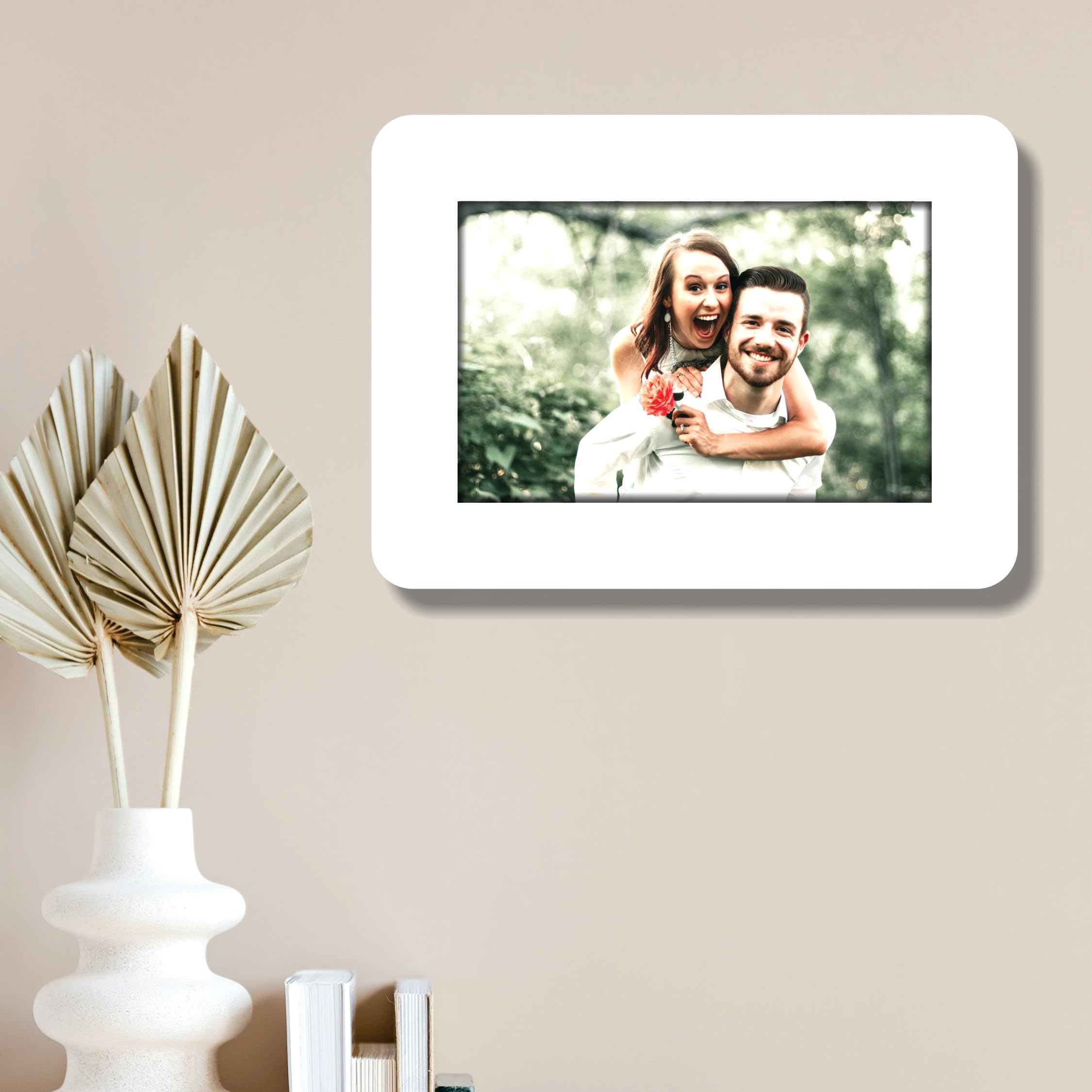Creative Arts n Frames Magnetic Wooden 4 x 6 inch Photo Frame Set